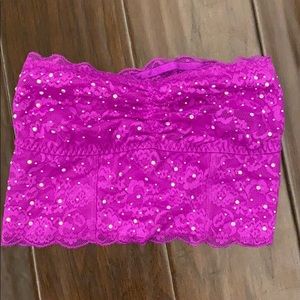 Purple Bralette/Cropped top